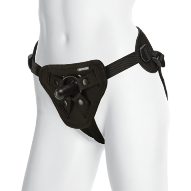 Vac-U-Lock Supreme Harness With Plug Black