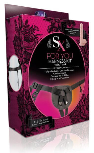 Blush Novelties For You 7 Inch Cock Harness Kit