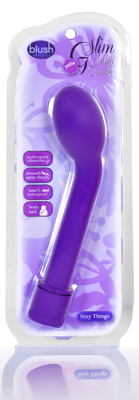 Blush Novelties G Slim Petite Satin Vibrator Purple