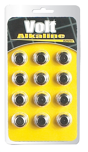 Volt Alkaline Batteries AG-13 12 Pack