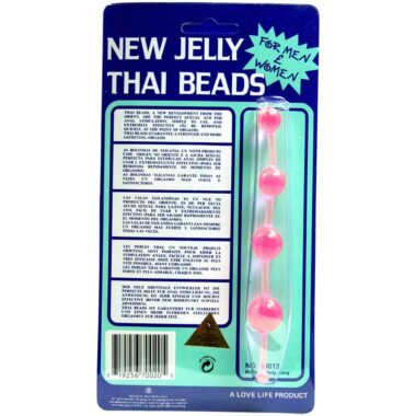 Golden Triangle New Jelly Thai Beads Pink
