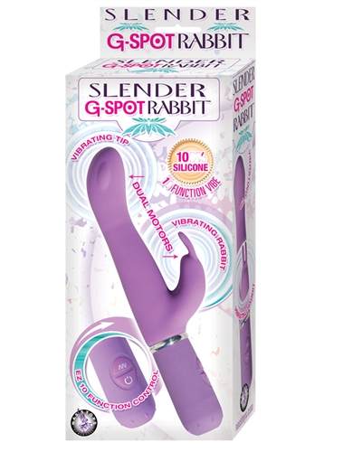 Nass Toys Slender G-Spot Rabbit Vibrator Lavender