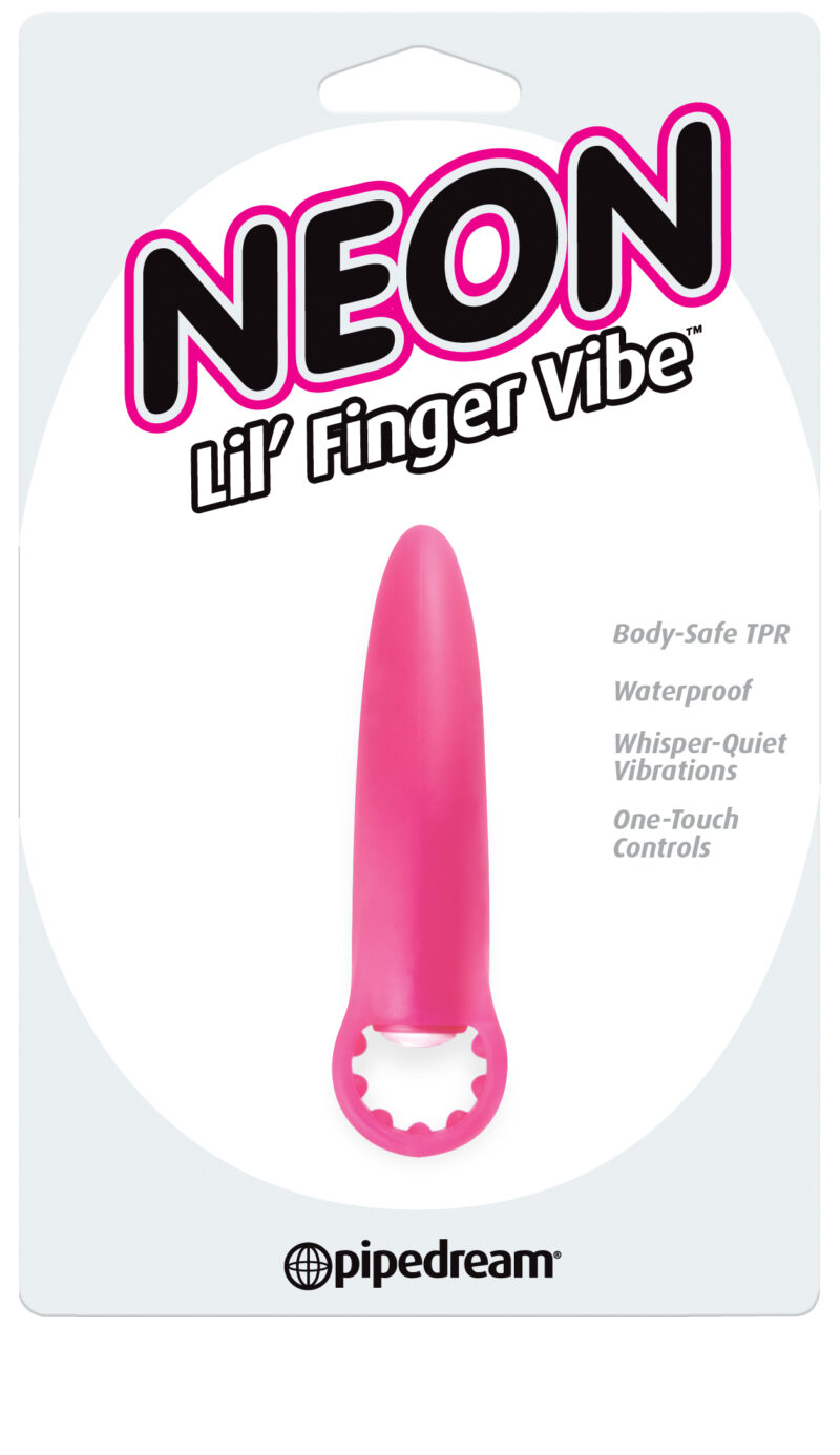 Pipedream Neon Lil Finger Vibe Pink