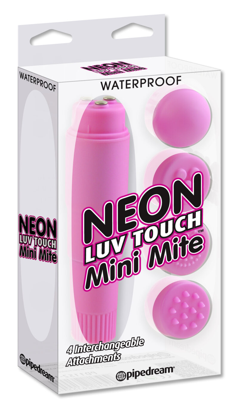 Pipedream Neon Luv Touch Mini Mite Rocket Pink