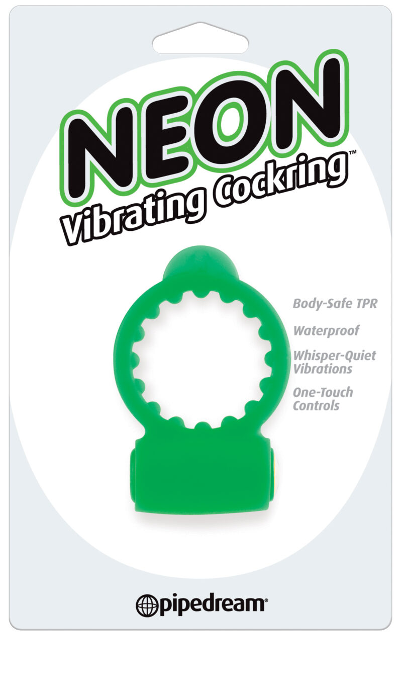 Pipedream Neon Vibrating Cockring Green