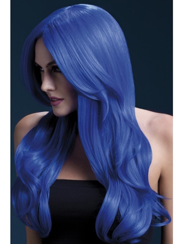 Fever Lingerie Khloe Wig Neon Blue
