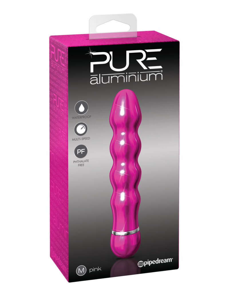 Pipedream Pure Aluminium Medium Vibrator Pink