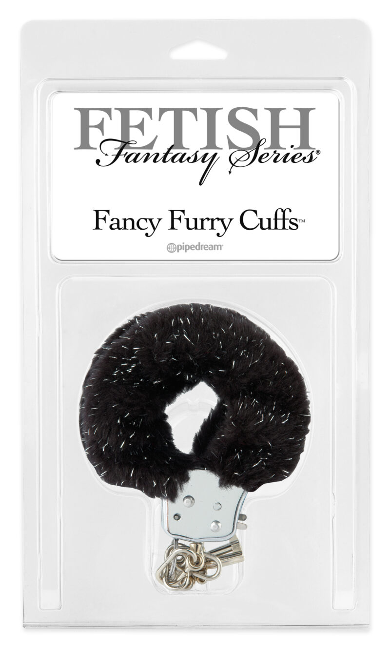 Pipedream Fetish Fantasy Fancy Furry Cuffs Black