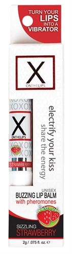 On Arousal X On The Lips Lip Balm Sizzling Strawberry