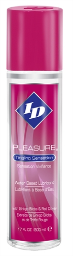 ID Pleasure Pocket Bottle Water-Based Lubricant 17OZ
