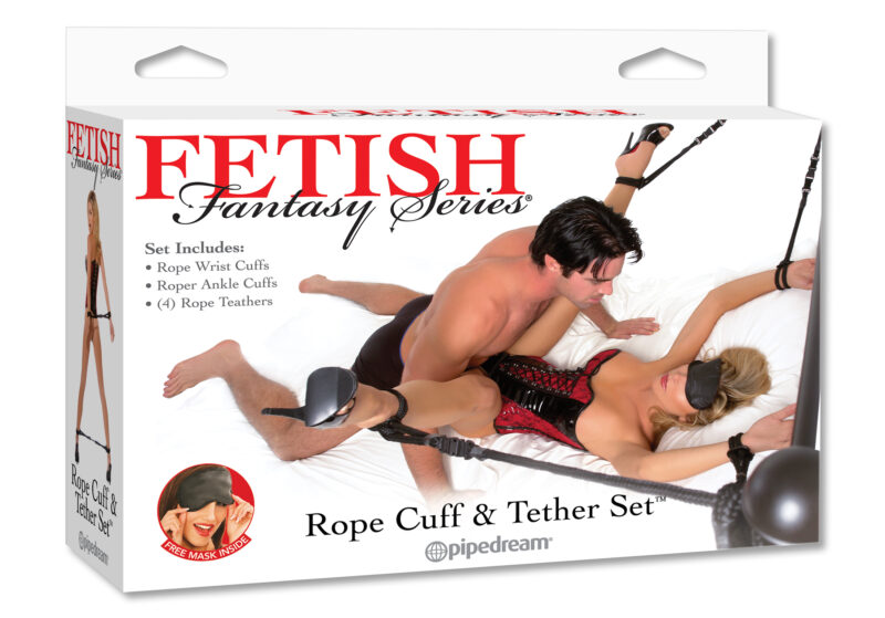Pipedream Fetish Fantasy Rope Cuff & Tether Set