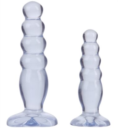Doc Johnson Crystal Jellies Anal Trainer Kit Clear