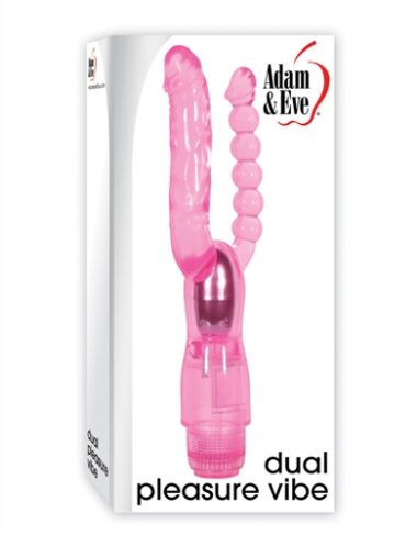 Adam & Eve Dual Pleasure Vibrator Pink