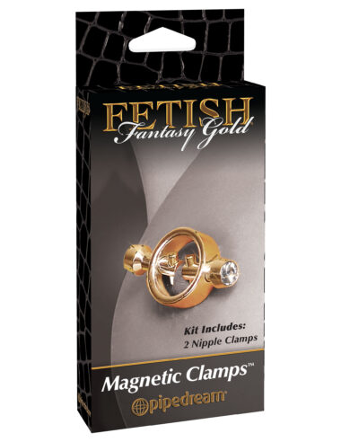 Pipedream Fetish Fantasy Gold Magnetic Clamps