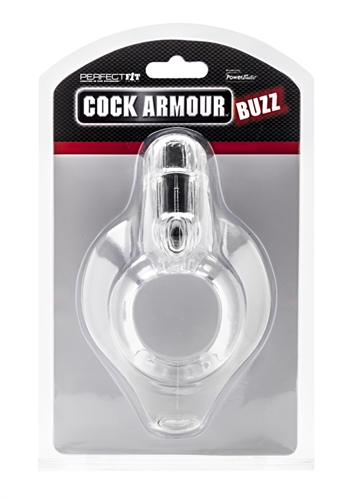 Perfect Fit Cock Armour Buzz Ring Clear