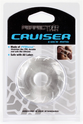 Perfect Fit Cruiser Cock Ring Clear