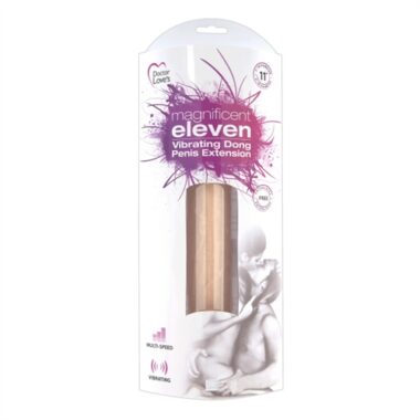 Dr. Love Toys Magnificent Eleven Vibrating Extension White