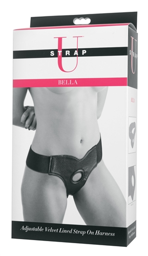 Strap U Bella Adjustable Velvet Lined Strap-On Harness