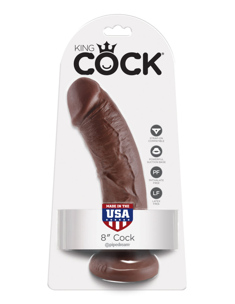 Pipedream King Cock 8" Cock Brown