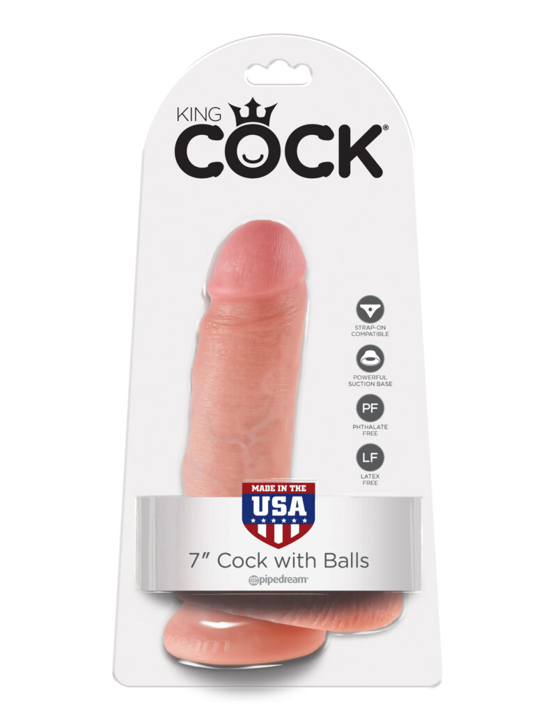 Pipedream King Cock 7" Cock With Balls Flesh