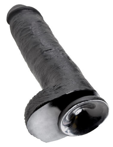 Pipedream King Cock 11" Cock With Balls Black