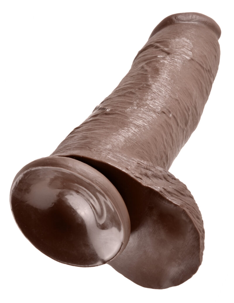 Pipedream King Cock 12" Cock With Balls Brown