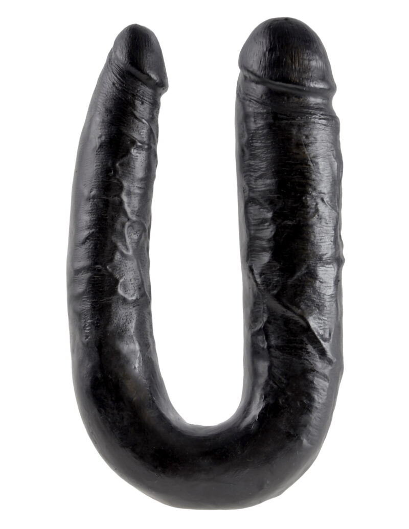 Pipedream King Cock U-Shaped Large Double Trouble Black