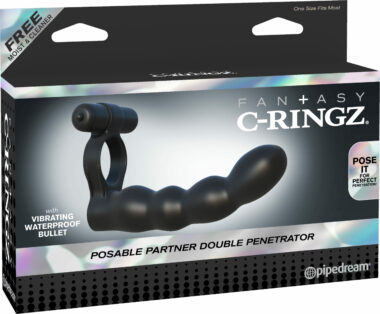 Pipedream Fantasy C-Ringz Posable Partner Double Penetrator