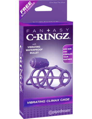 Pipedream Fantasy C-Ringz Vibrating Climax Cage