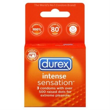 Durex Intense Sensation 3 Pack Condoms