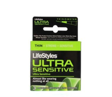 LifeStyles Ultra Sensitive 3 Pack Condoms