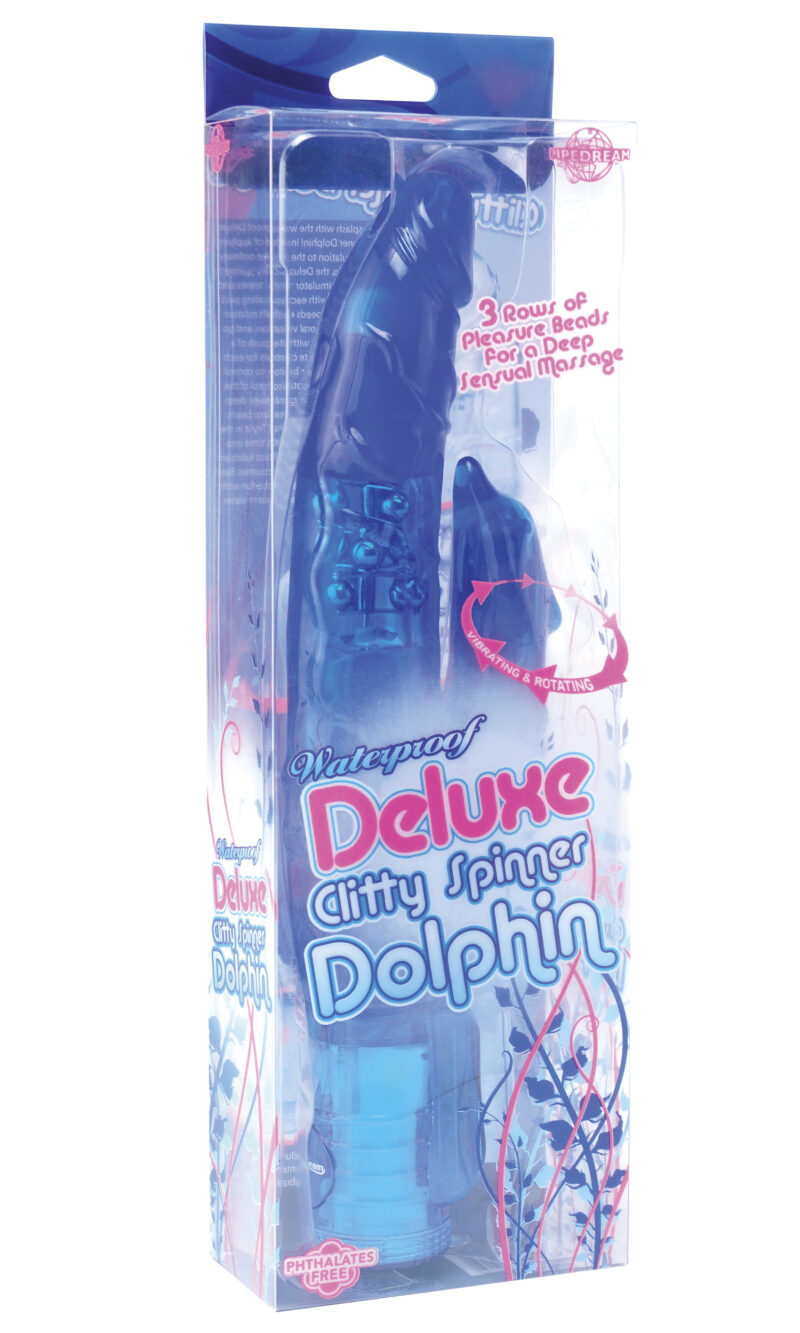 Pipedream Waterproof Deluxe Clitty Spinner Dolphin Vibrator
