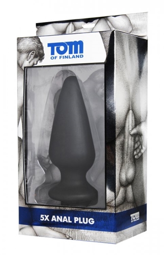 Tom Of Finland 5X Silicone Vibrating Anal Plug
