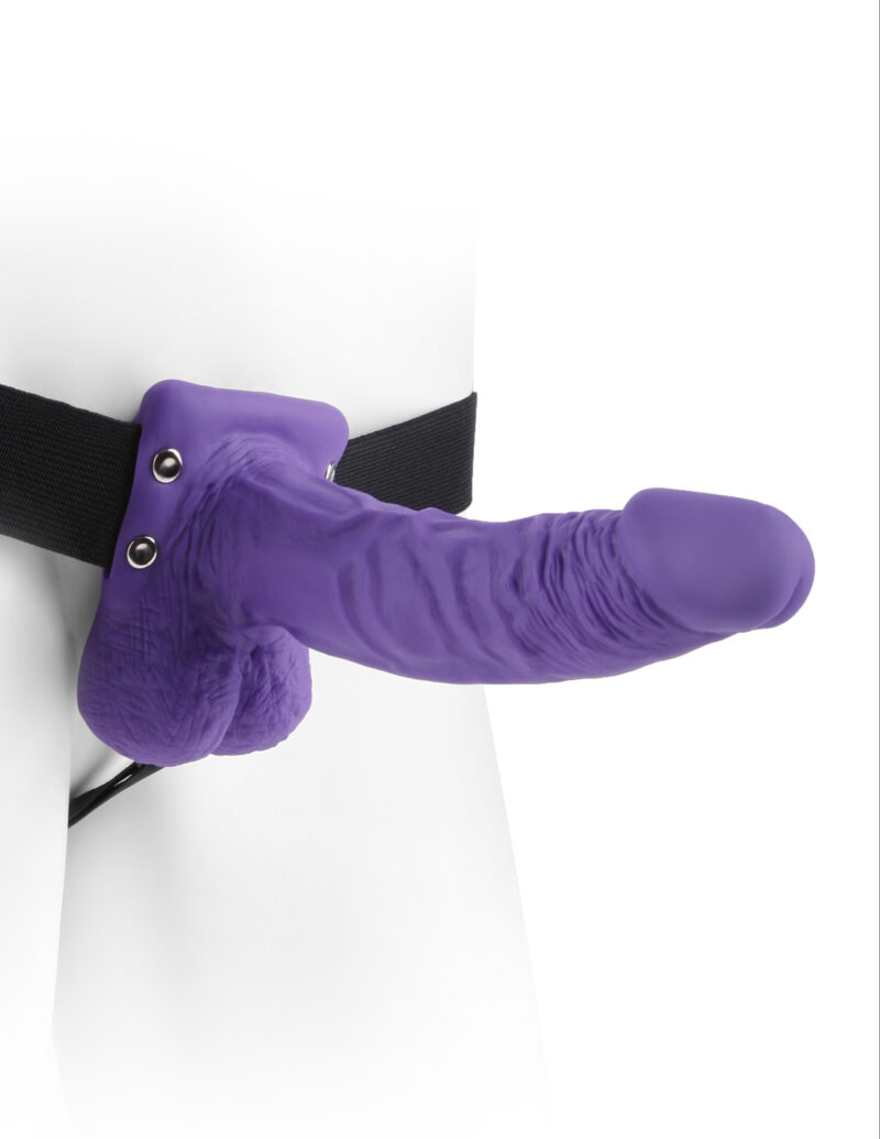 Pipedream Fetish Fantasy 7″ Hollow Strap-On With Balls