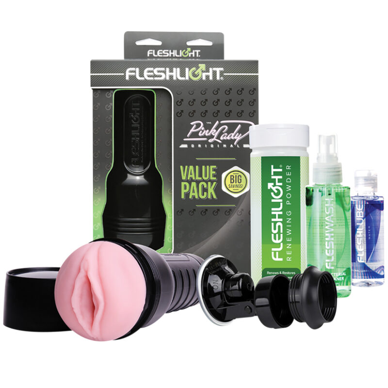 FleshLight Pink Lady Original Value Pack Masturbator