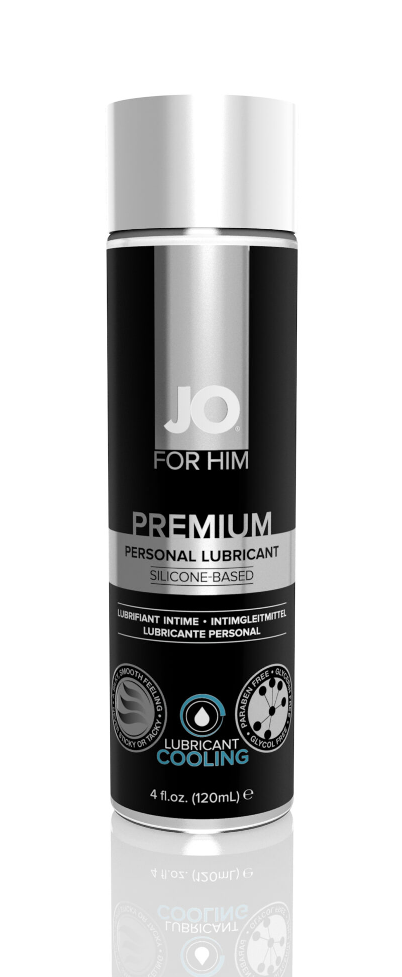 System JO For Men Cooling Premium Silicone Lubricant 4OZ