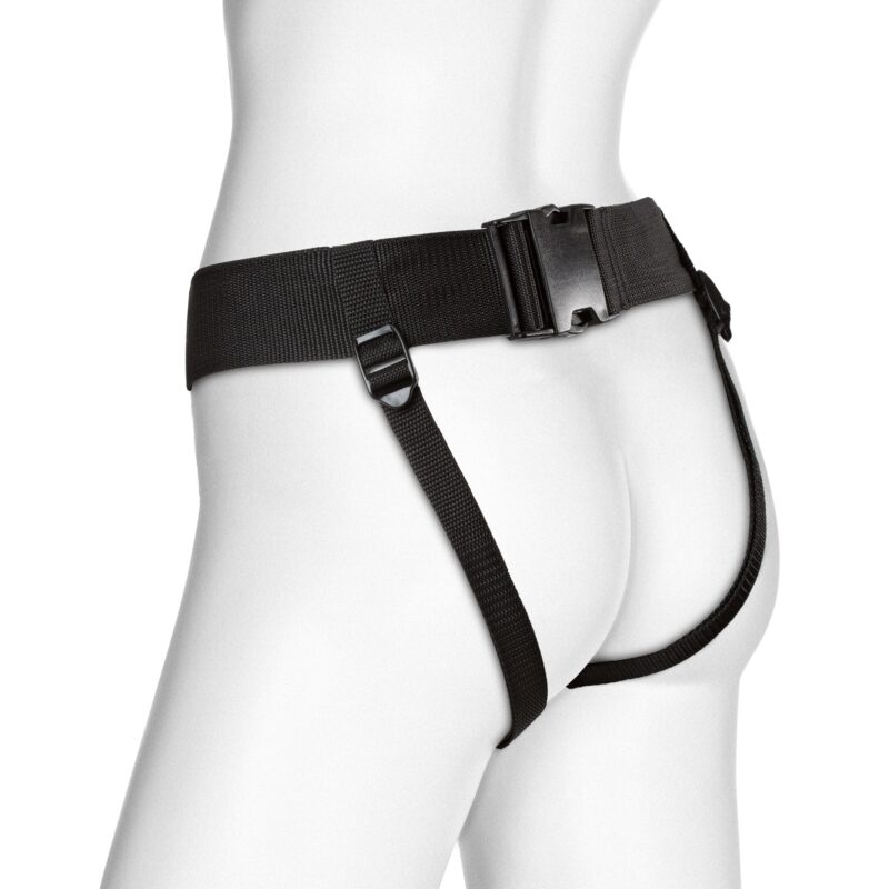 Doc Johnson Vac-U-Lock Crotchless Velvet Harness With Plug