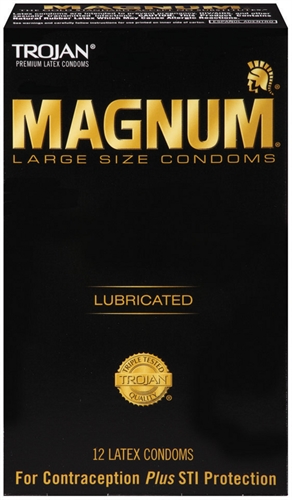 Trojan Magnum Large Size 12 Pack Condoms