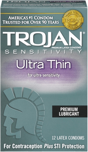 Trojan Sensitivity Ultra Thin Lubricated Condoms