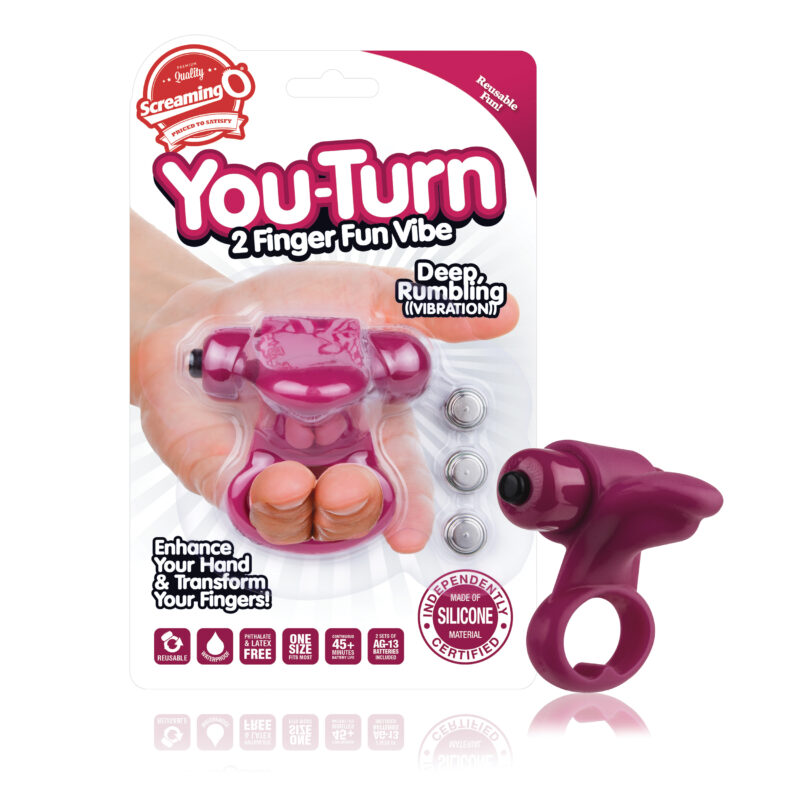 Screaming O You-Turn 2 Finger Fun Vibe