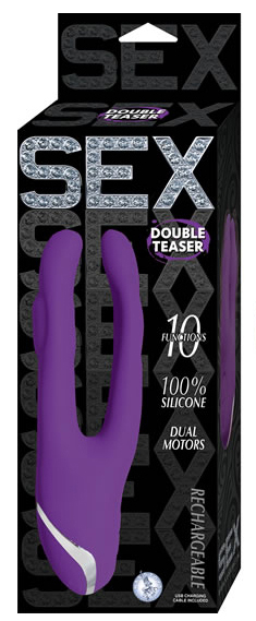 Nass Toys Sex Double Teaser Rechargeable Vibrator