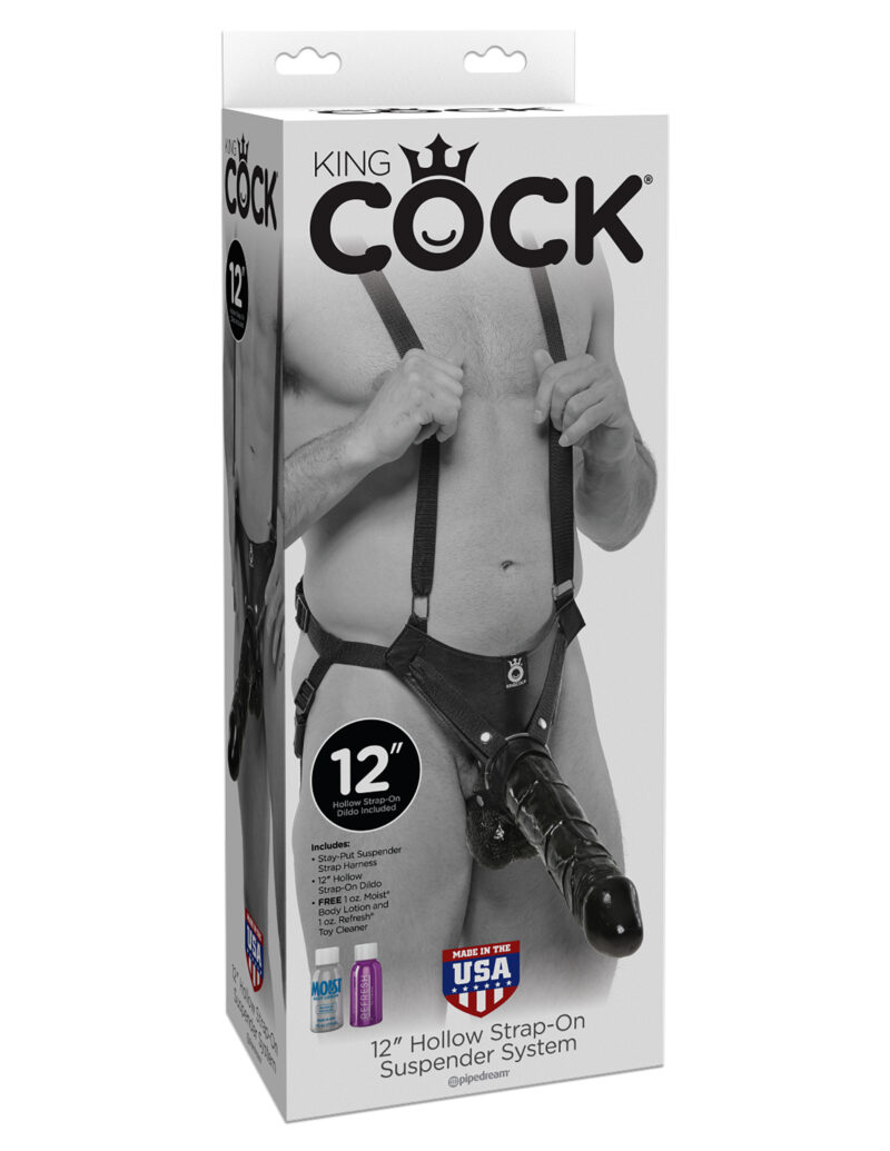 Pipedream King Cock 12" Hollow Strap-On Suspender System