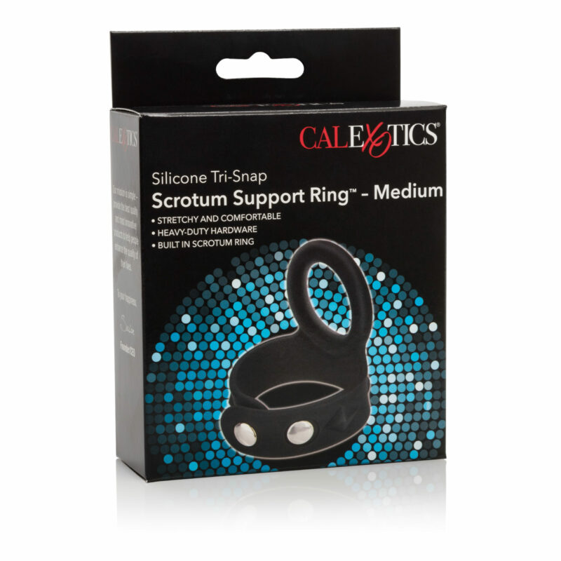 California Exotic Silicone Tri-Snap Scrotum Support Ring