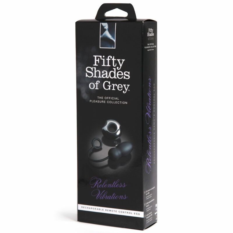Fifty Shades Relentless Vibrations Remote Control Egg
