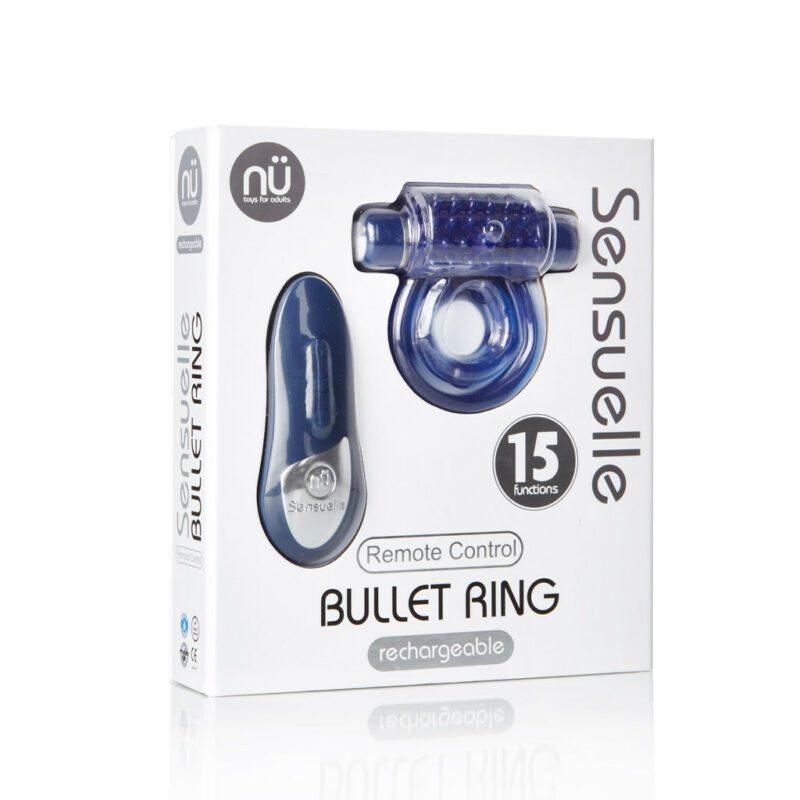 NU Sensuelle Remote 15 Function Rechargeable Bullet Ring