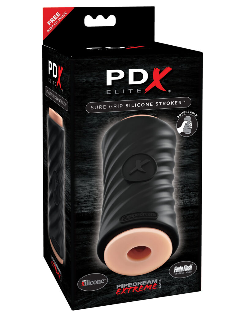 Pipedream PDX Elite Sure Grip Silicone Stroker