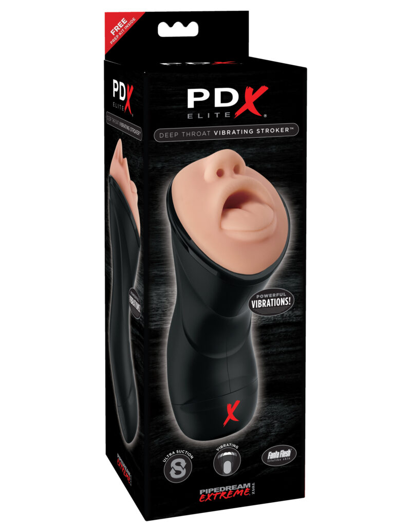 Pipedream PDX Elite Deep Throat Vibrating Stroker