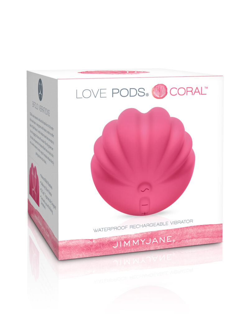 JimmyJane Love Pods Coral Waterproof Vibrator
