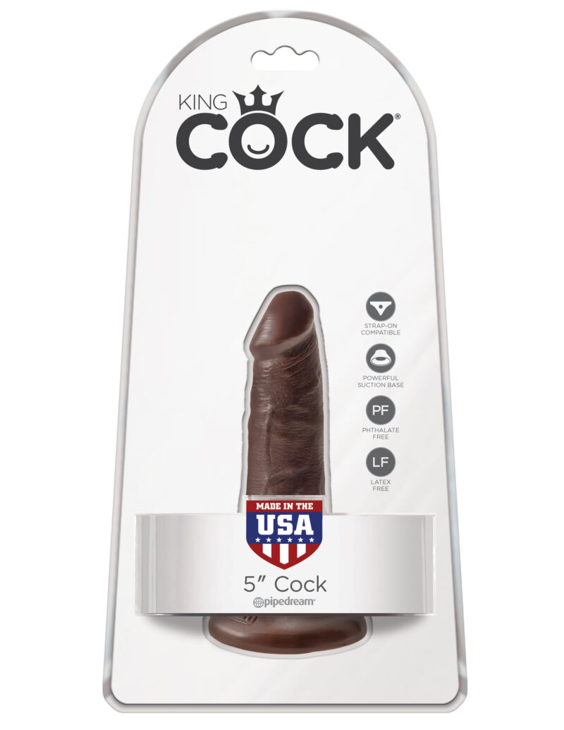 Pipedream King Cock 5" Cock Brown
