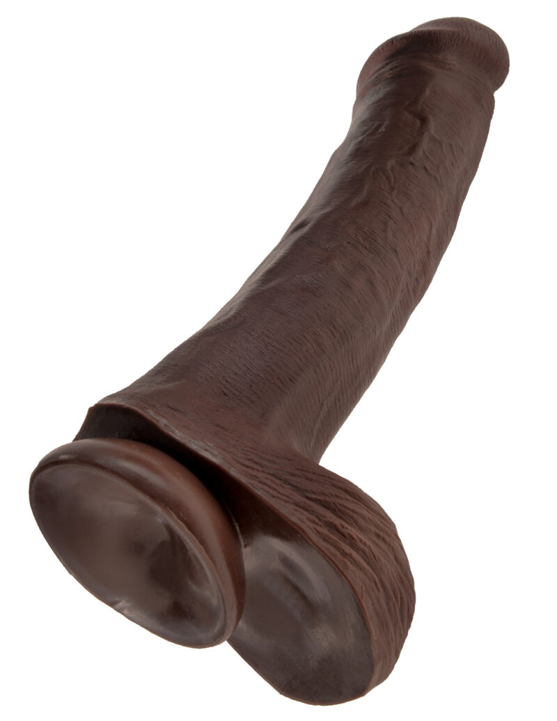 Pipedream King Cock 13" Cock With Balls Brown
